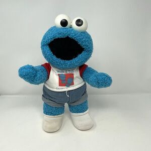 Vintage Tyco Walk & Talk Cookie Monster Plush - NOT WORKING- Sesame Street Toy